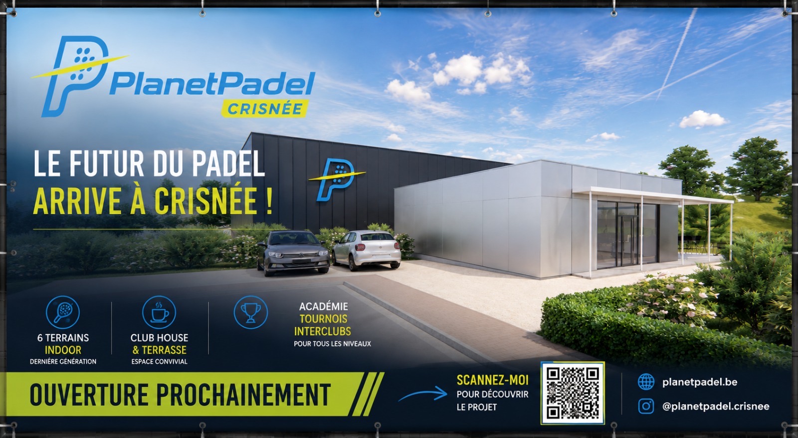 PlanetPadel, bientôt à Crisnée