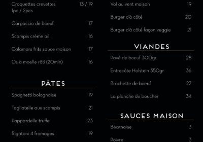 plats - a cote